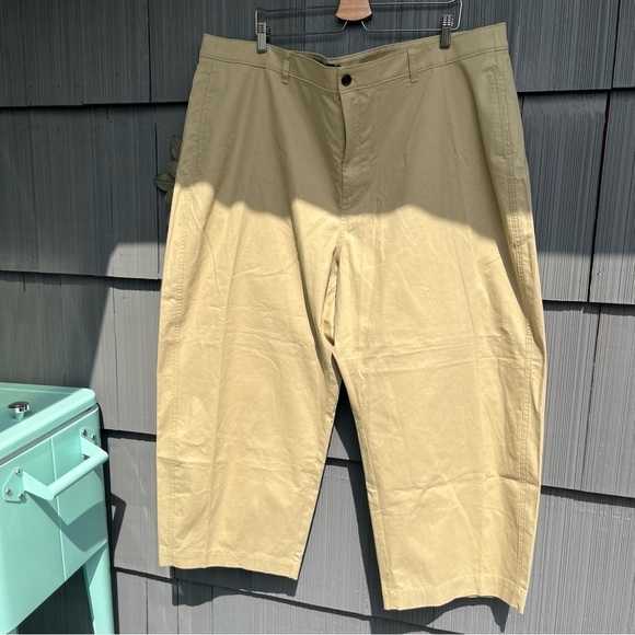 J. Crew Barrel Leg Khaki Pants Plus Size 37 - Picture 2 of 11